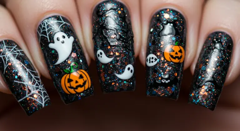15 Ideias de Unha Decorada para o Halloween