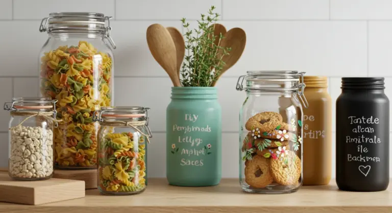 10 Ideias para Reaproveitar potes de vidro na decoração da cozinha