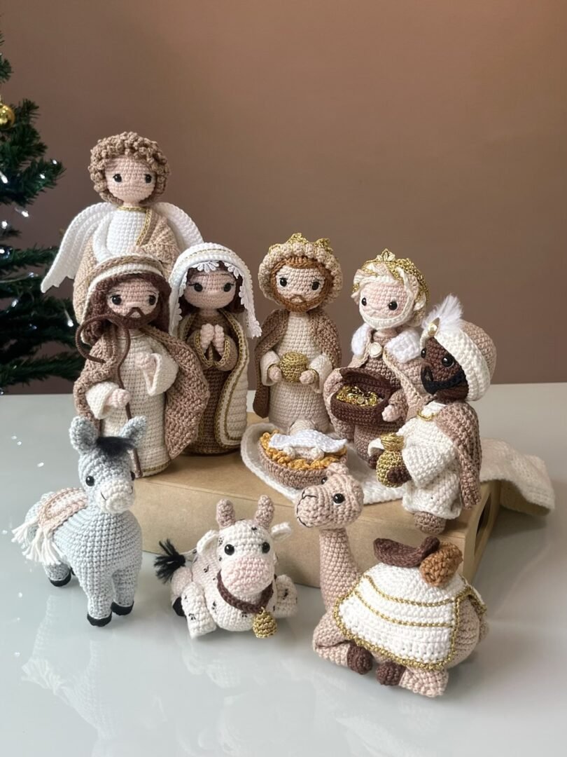 Presépio de Natal Crochê-Amigurumi ...