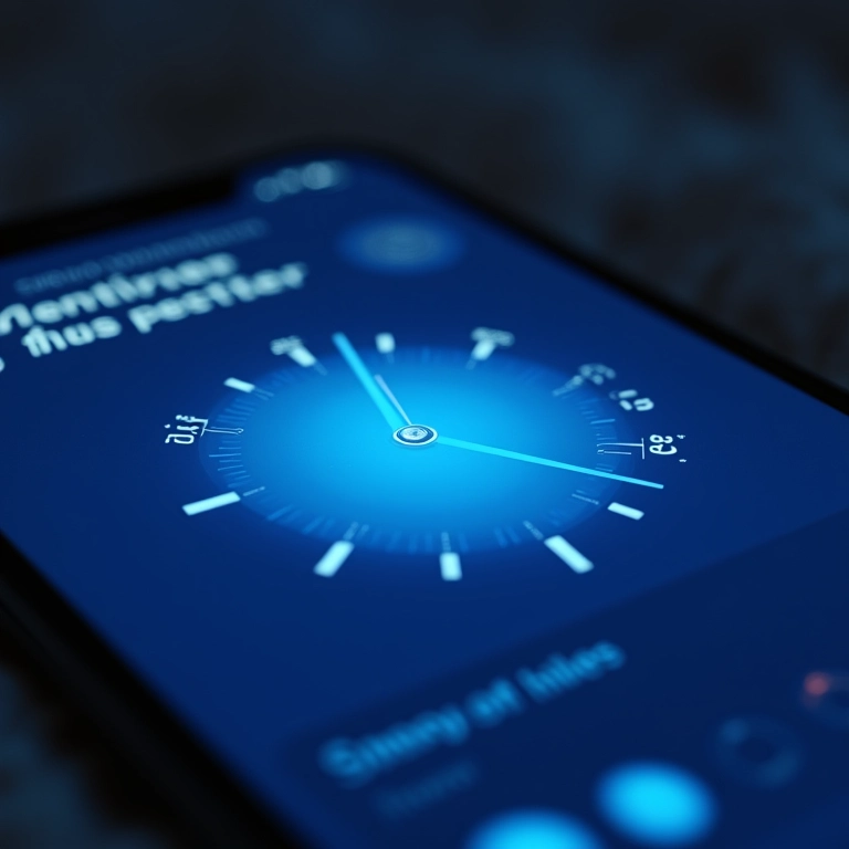Interface de aplicativo de monitoramento de sono, otimizando os cochilos com tecnologia.