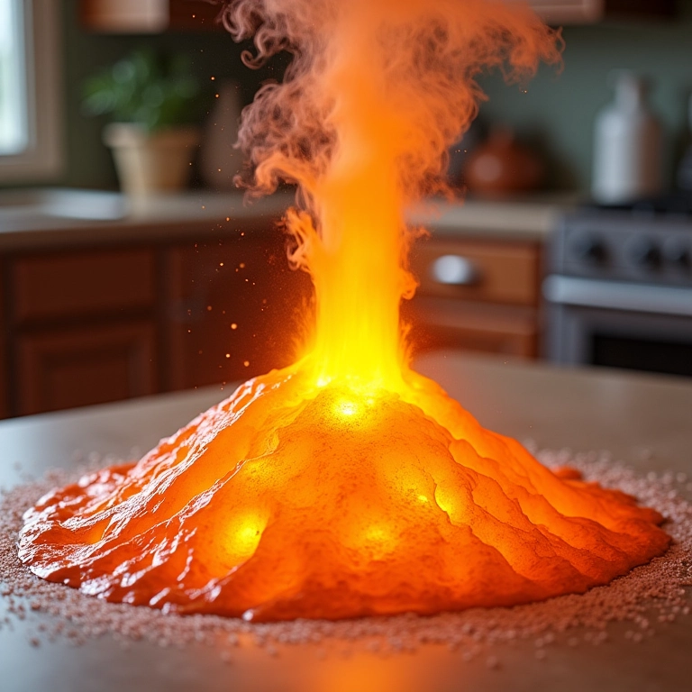 Lava do vulcão após erupção. O que fazer com ela?