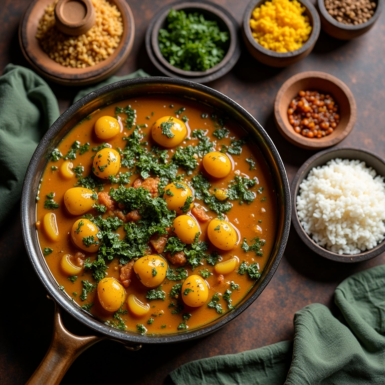 Mesa farta com feijão, arroz, farofa e couve, prato típico brasileiro.