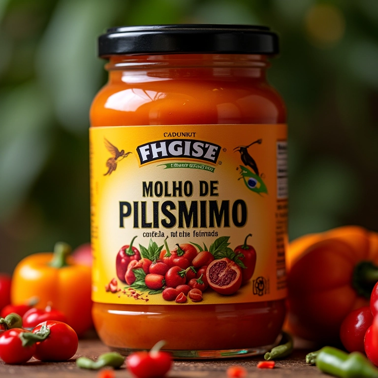 Molho de Pimenta Blissimo: sabor autêntico brasileiro.