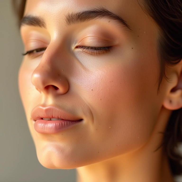 Pele saudável, estimulando o colágeno natural.