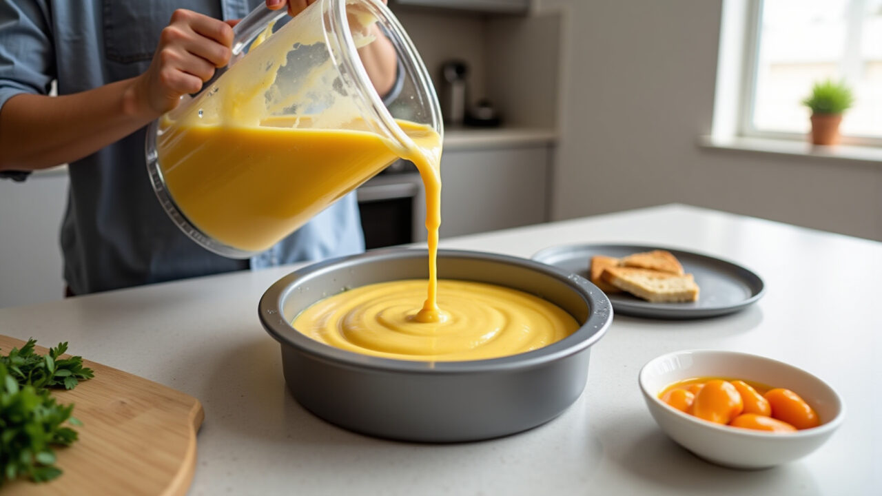 Bolo pão de ló de liquidificador.