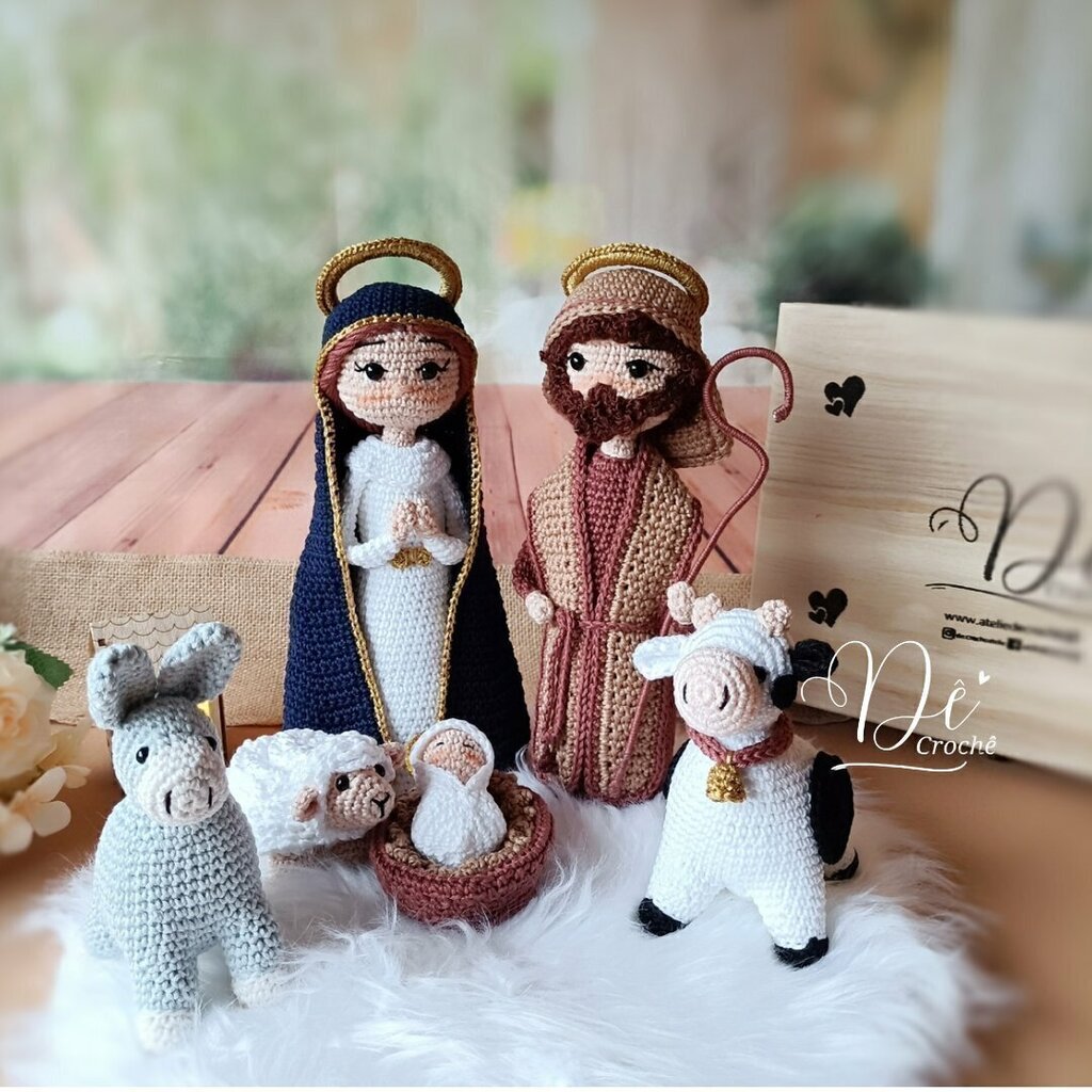 Presépio em Crochê Amigurumi ...