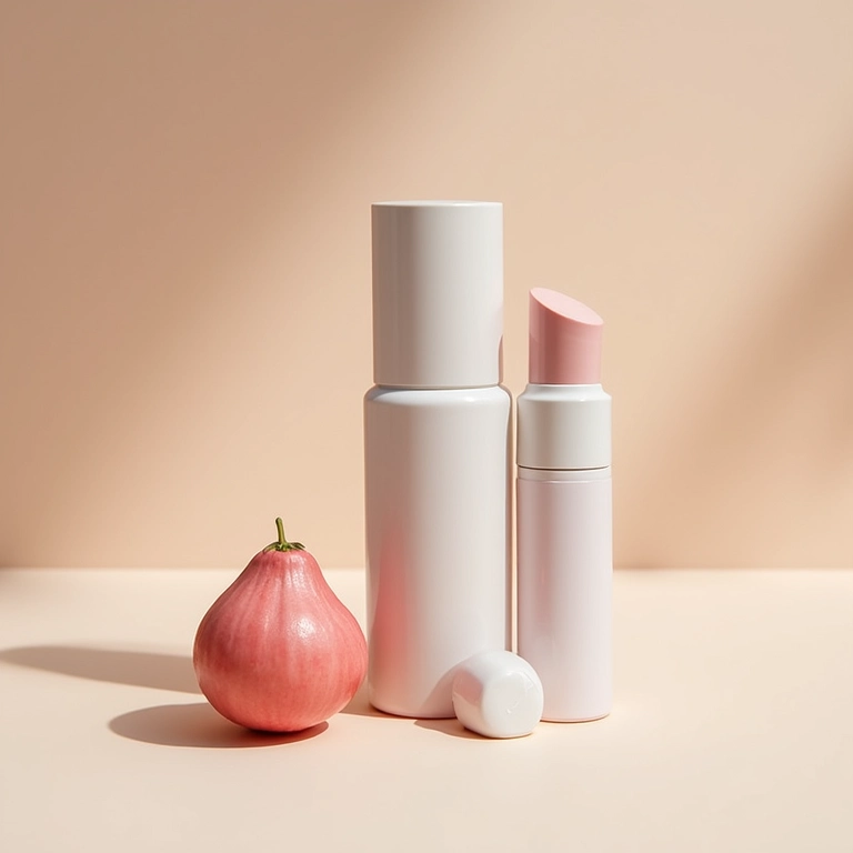 Probióticos vaginais ao lado de um hidratante.