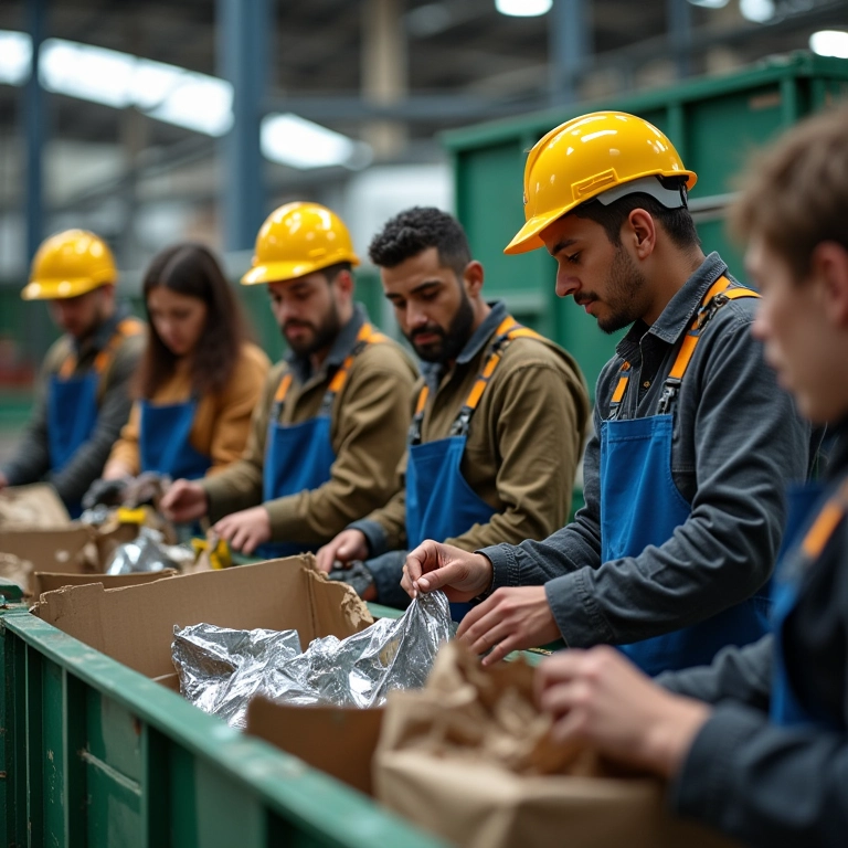 Reciclagem: gerando empregos e renda para comunidades locais.