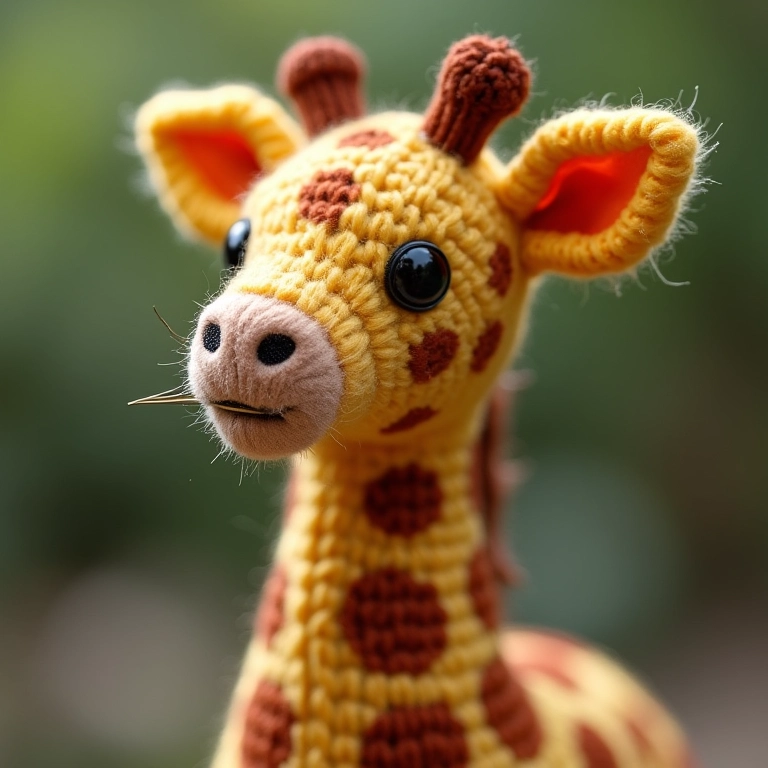 Reforço com arame flexível em amigurumi.