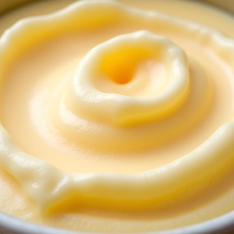 Requeijão caseiro com textura cremosa.