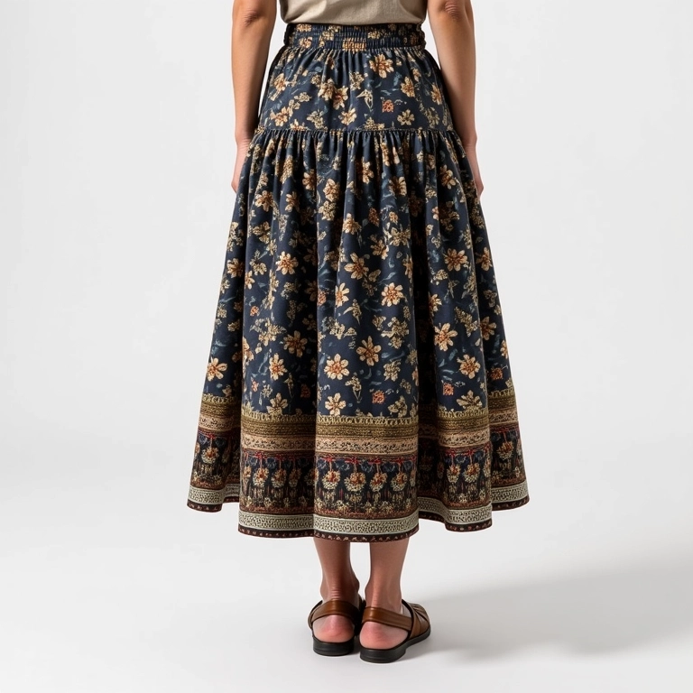 Saias midi estampadas da Renner.