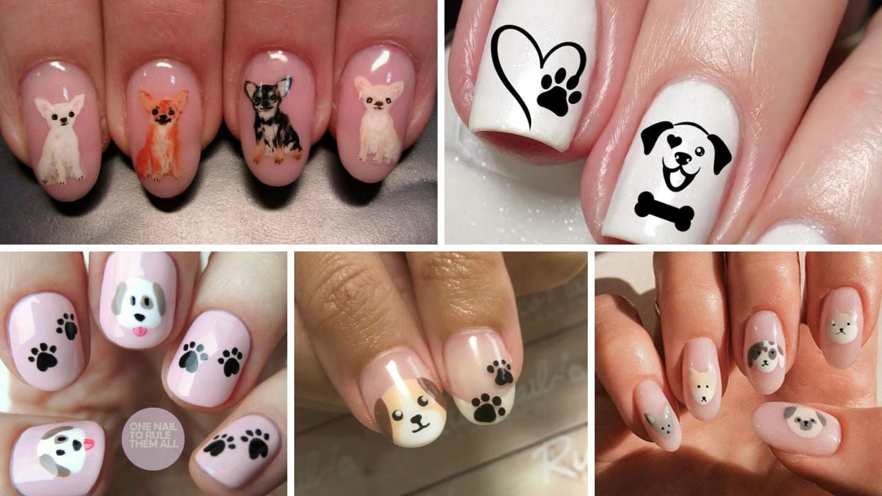 ideias de unhas para homenagear o seu pet