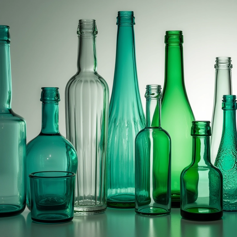 Vidro reciclado: beleza e sustentabilidade em cada peça.