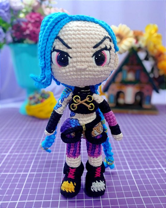 Amigurumi Jinx Arcane League of Legends ...