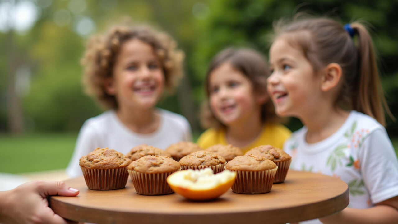 Whey protein muffins, healthy snack, lifestyle photography, 8K quality, vibrant colors, natural Muffins de whey protein.