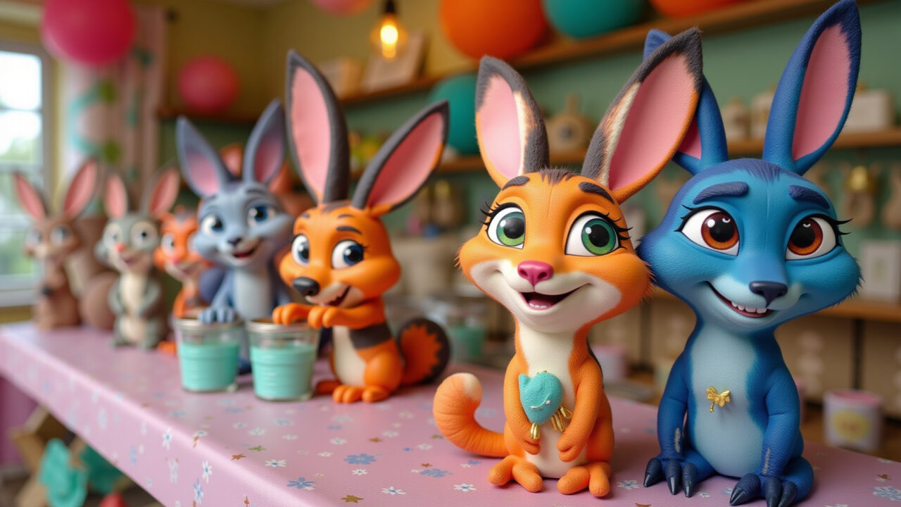Decorações prontas festa Zootopia, Regina Festas.