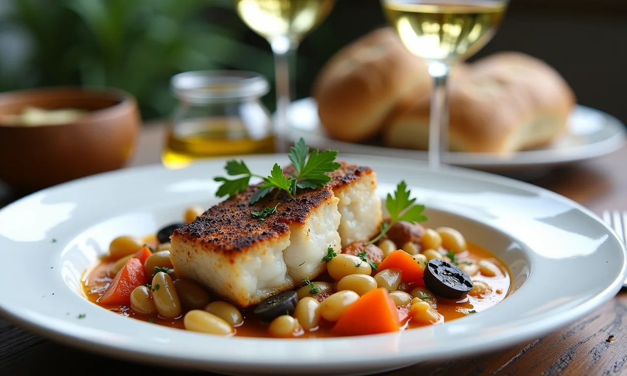 Acompanhamentos para harmonizar com bacalhau.