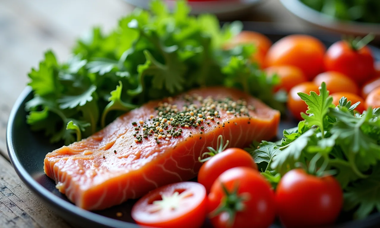 Alimentos nutritivos em refeição hospitalar.