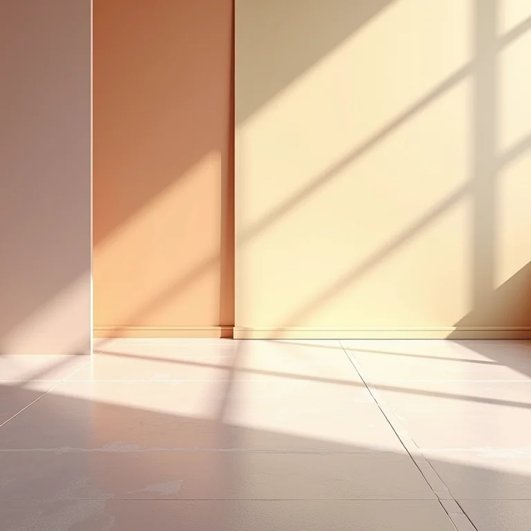 Amostras de pisos em diferentes cores.