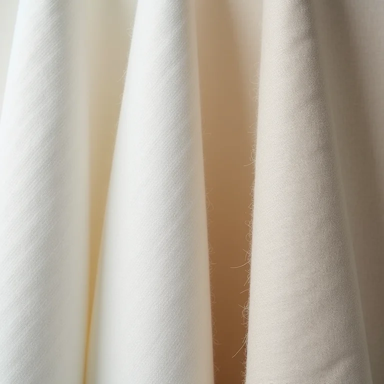 Amostras de tecidos diferentes: algodão, lã e sintético.