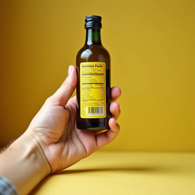 Analisando o rótulo de um azeite de oliva