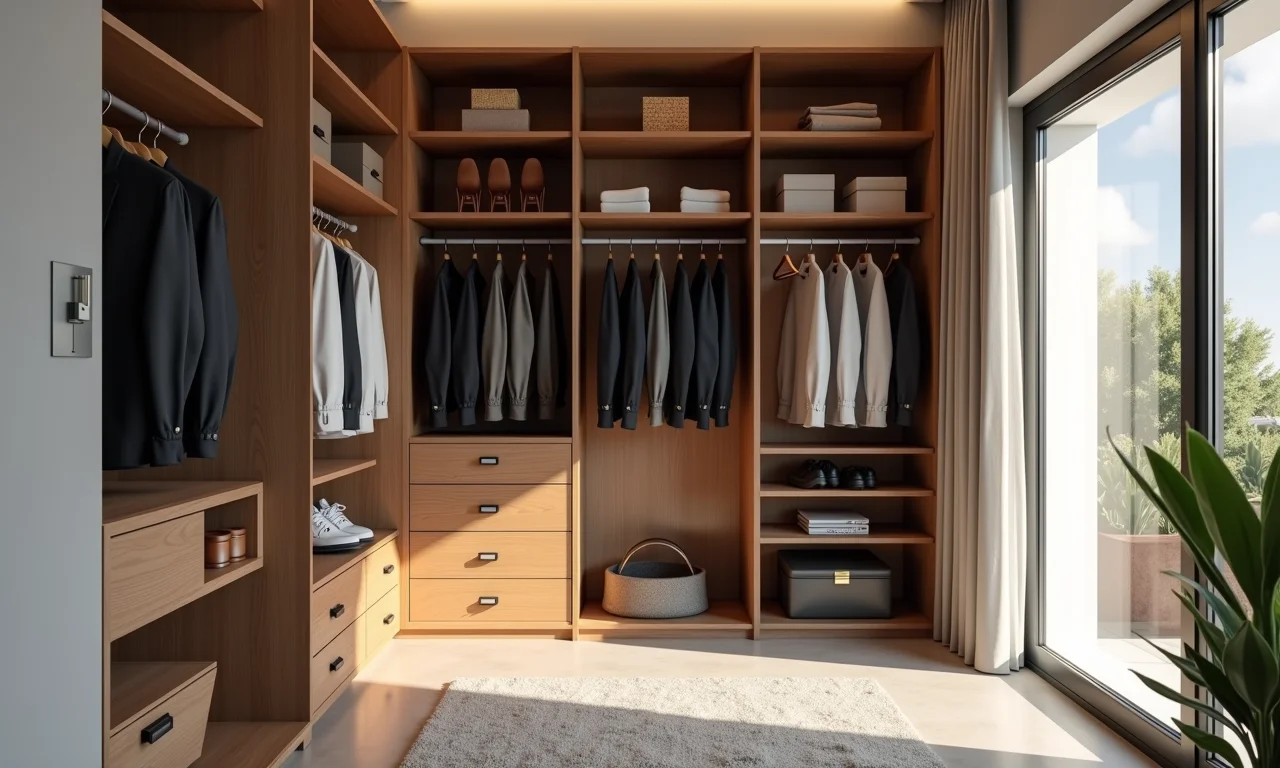 Aramados da Arthi otimizando espaços verticais em um armário.