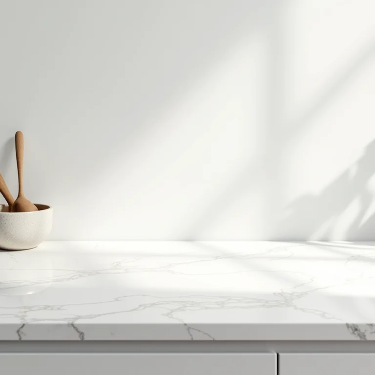 Bancada de cozinha em granito branco