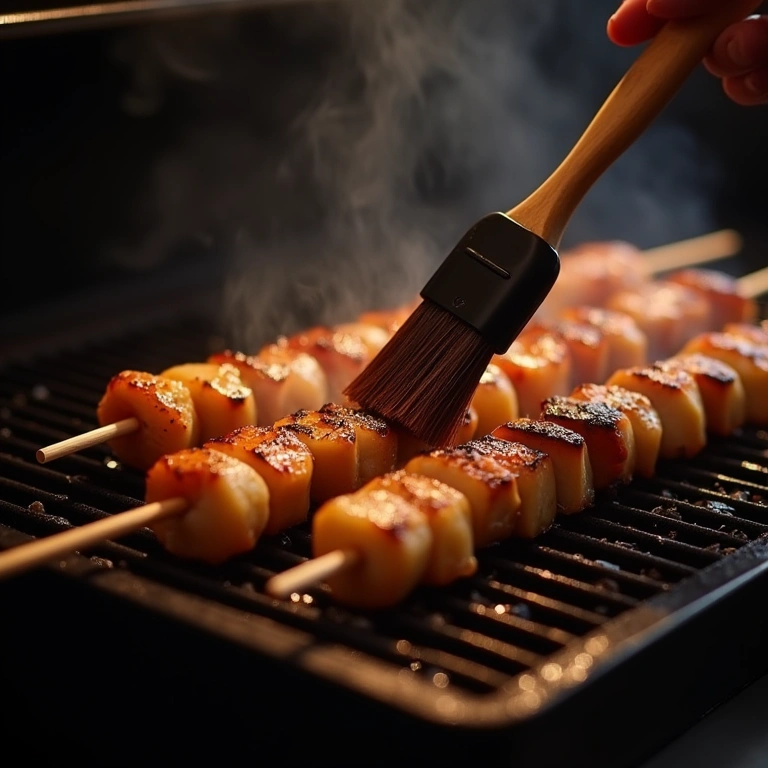 Espetinho não grudar na grelha