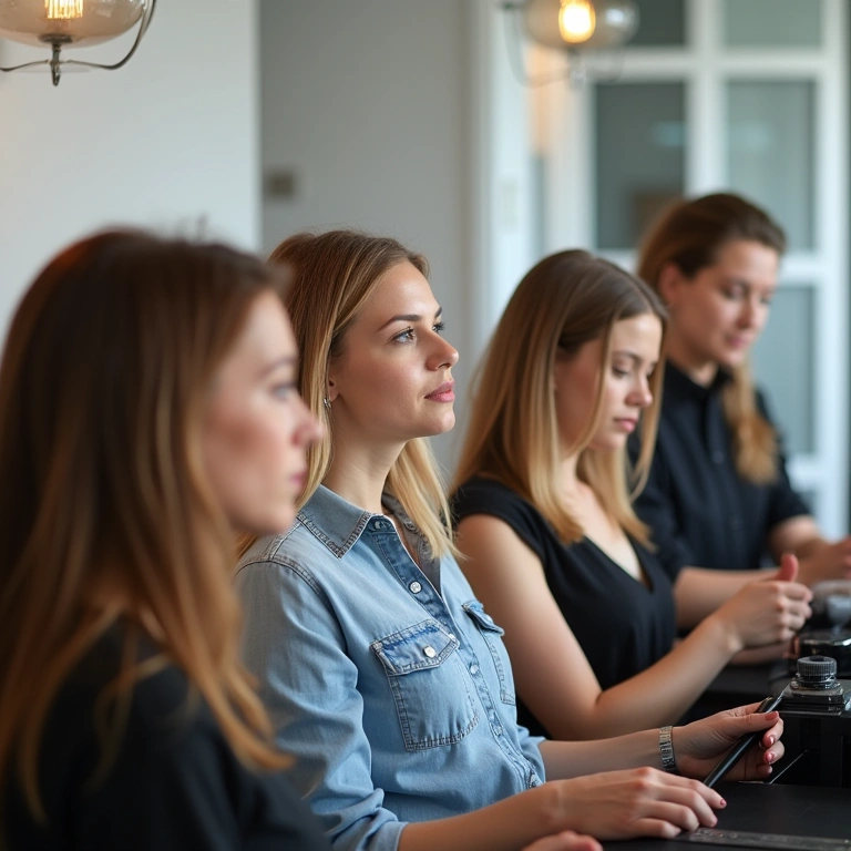 Curso para lash designer iniciante em estúdio iluminado.