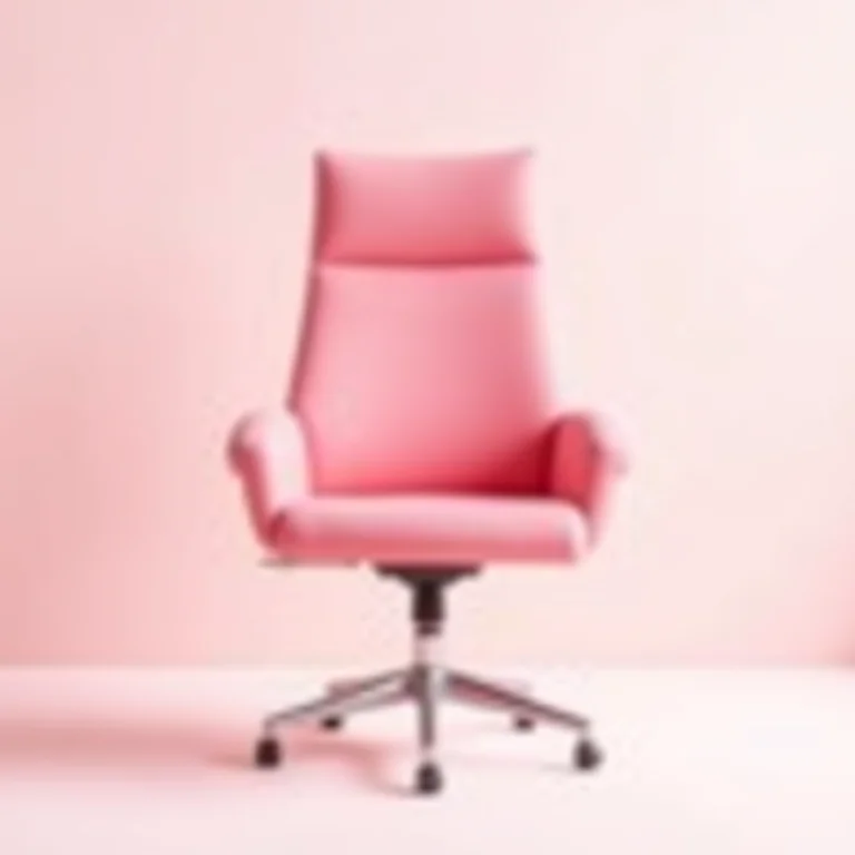 Cadeira de escritório rosa: sinônimo de modernidade e estilo