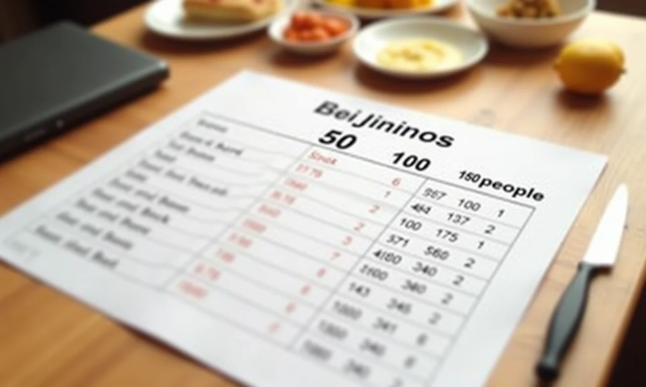 Calculando a quantidade de beijinho para festa.