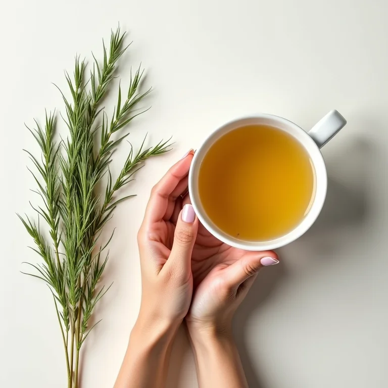 Chá de cavalinha para unhas resistentes