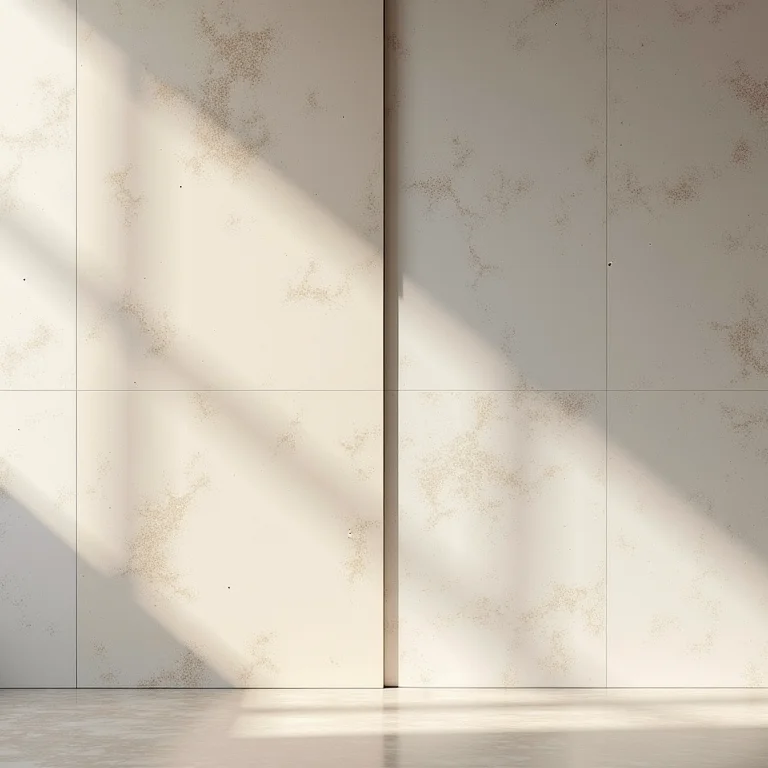 Comparativo de acabamento: porcelanato Calacata brilhante e fosco