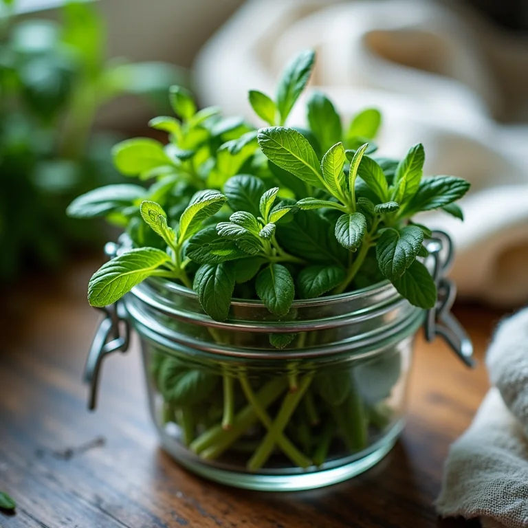 Congelamento perfeito de ervas frescas