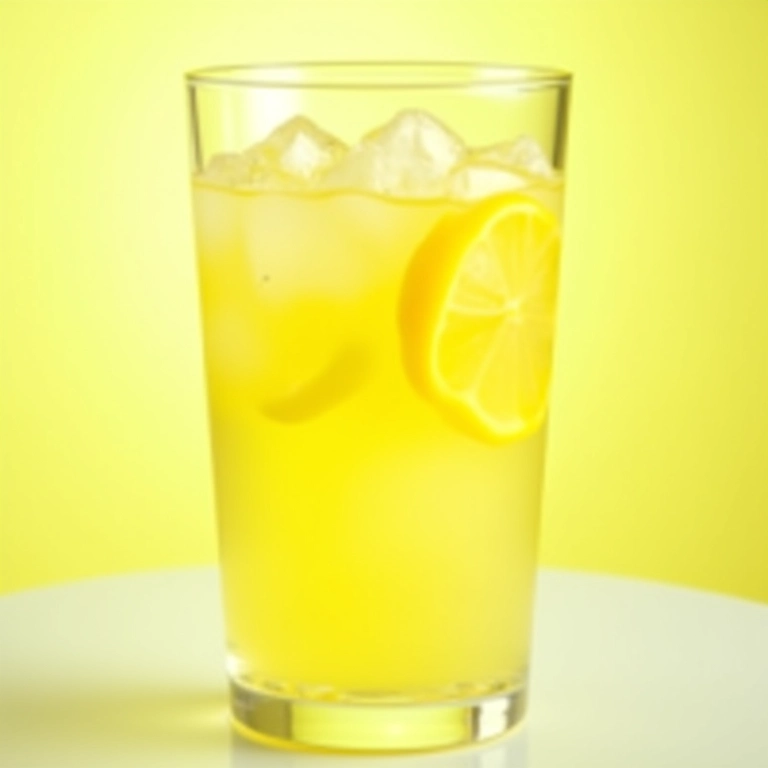 Limão: Detox natural em seu dia Copo de água com limão e gelo, close-up.