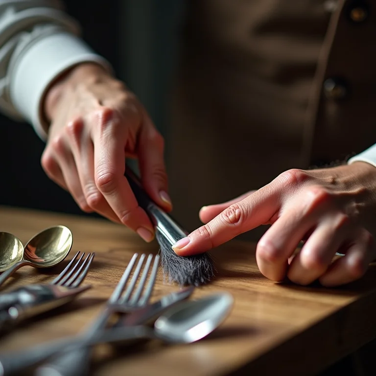 Cuidados com faqueiro de luxo.