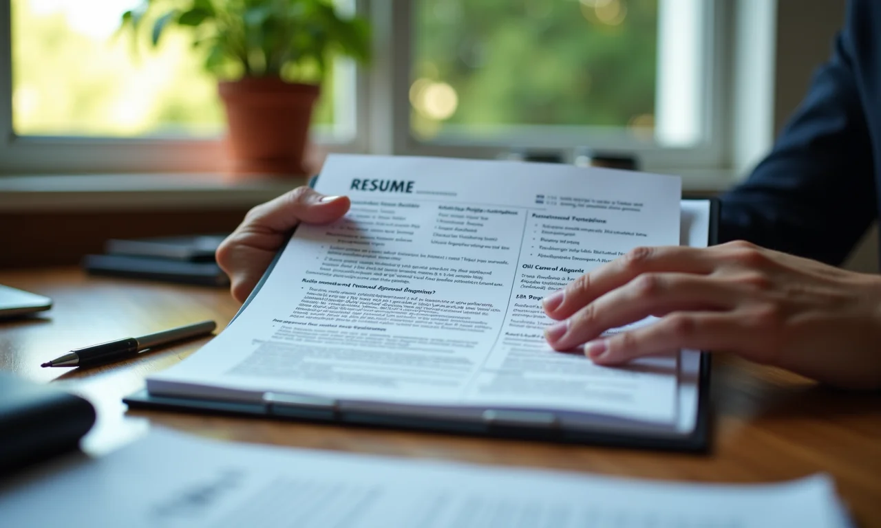 Currículo destacando palavras-chave relevantes para uma vaga específica.