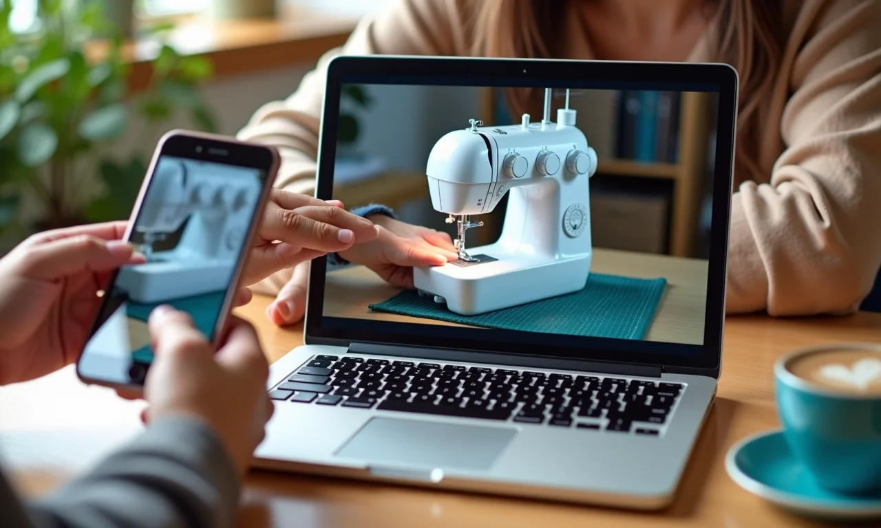 Curso de costura online acessível em diversos dispositivos.