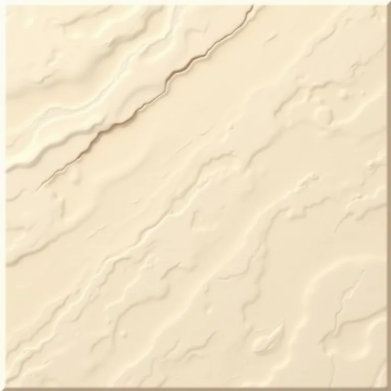 Detalhe de revestimento 3D para box de banheiro bege.