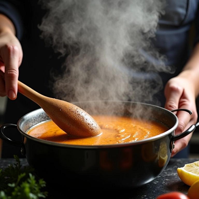 Dica para pirão sem pelotas: mexendo constantemente.