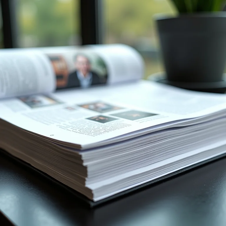 Documentos PDF com design elegante para portfólio