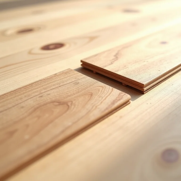 Encaixando as peças do piso laminado corretamente