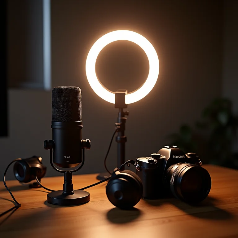 Equipamentos para gravação de vídeo no Youtube