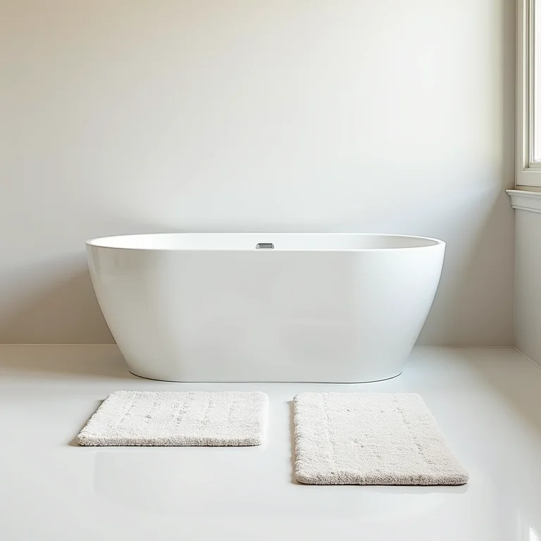 Escolhendo o tamanho ideal de tapete para banheiro