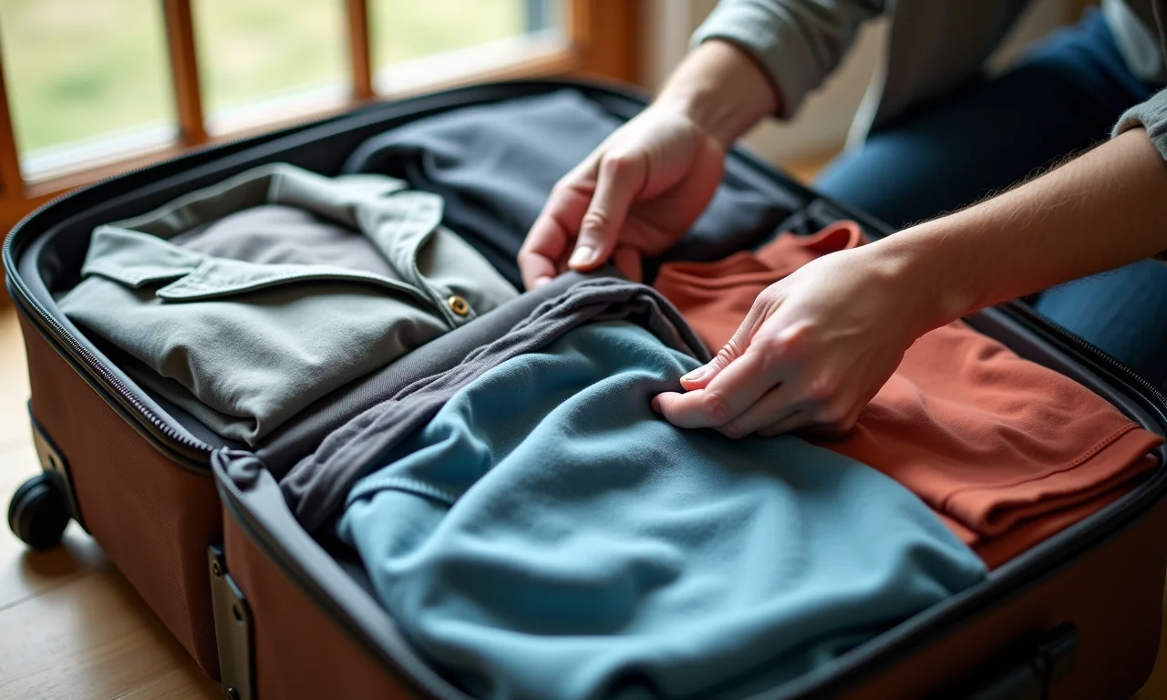 Especialista dando dicas de roupas para viajar.