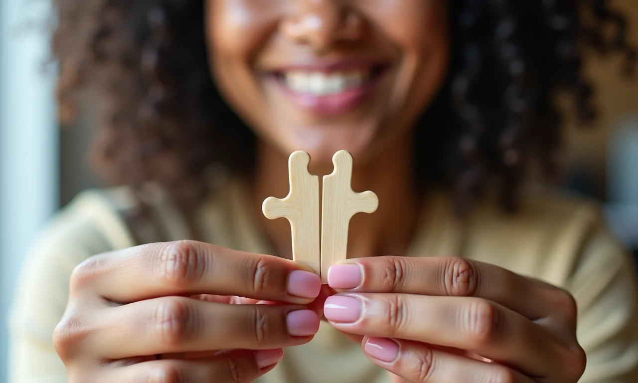 Especialista dando dicas para criar quebra-cabeça de palito de picolé.