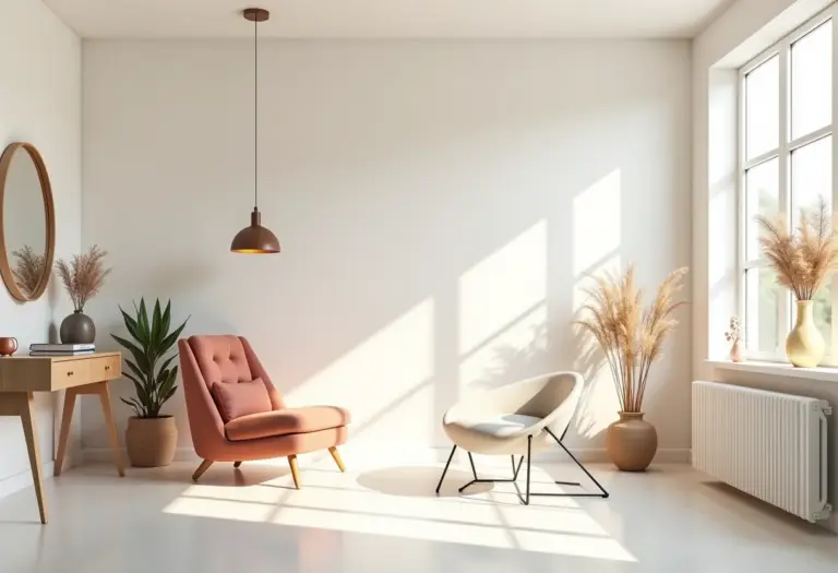 Estúdio de beleza recém-reformado com iluminação suave e design moderno