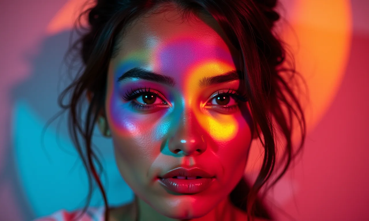 Fantasia criativa de filtro do Instagram para o carnaval.