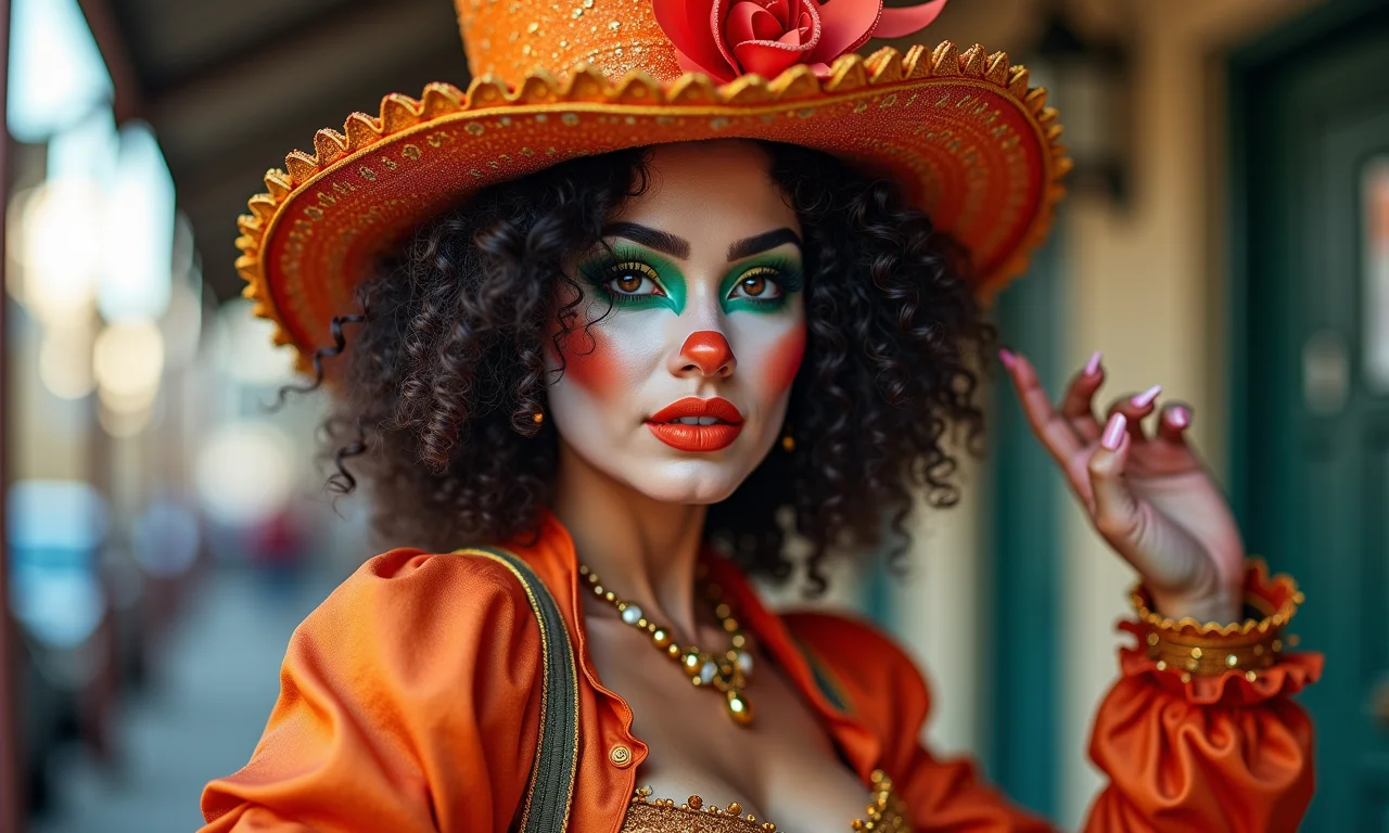 Fantasia de personagem de filme para o carnaval.