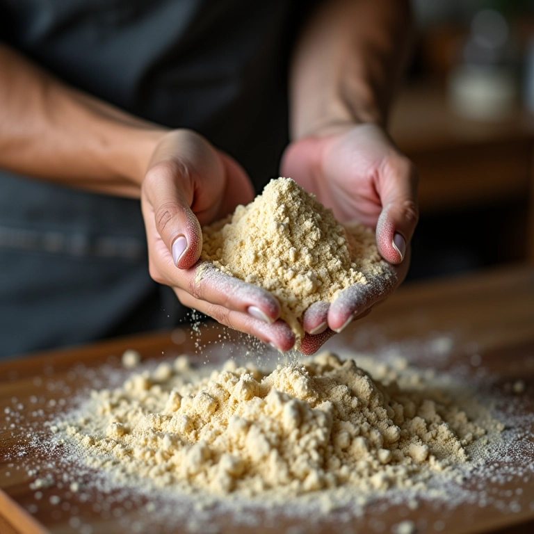 Farinha de mandioca de qualidade para pirão.